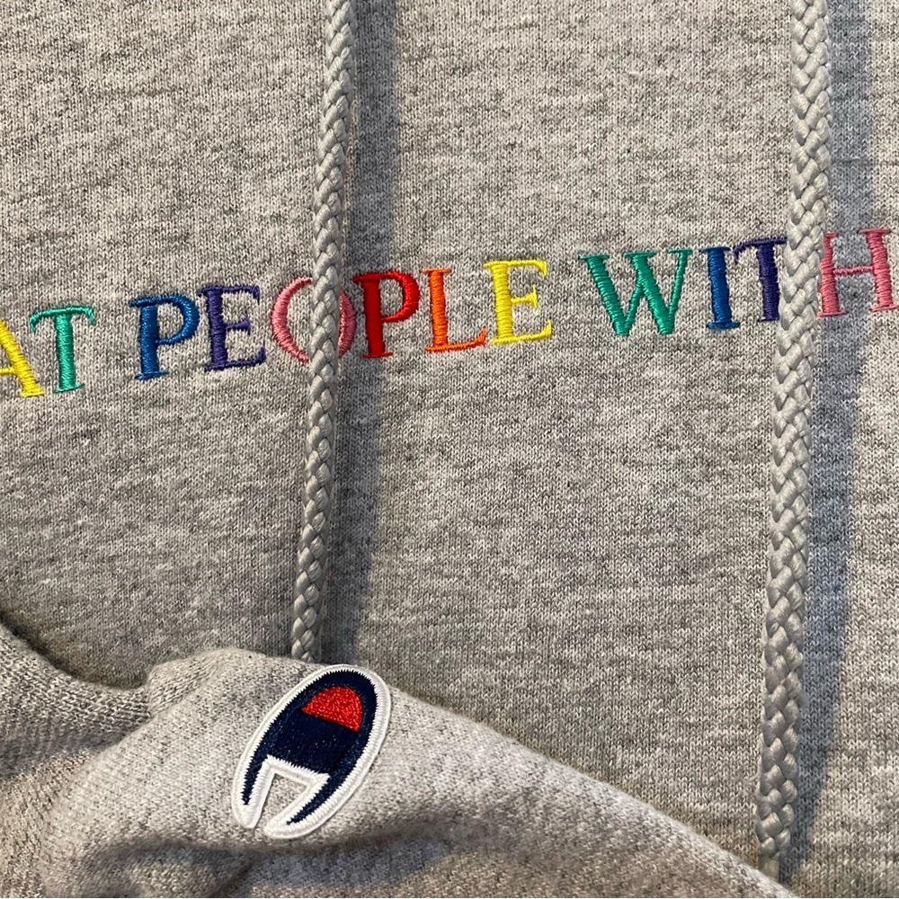 Harry Styles - Grey Rainbow TPWK Hoodie Size Small